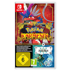 Περισσότερες πληροφορίες για "Pokémon Karmesin + Der Schatz von Zone Null (Nintendo Switch)"