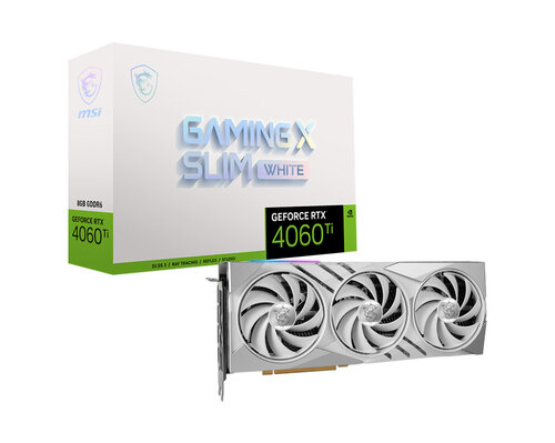 Περισσότερες πληροφορίες για "MSI GeForce RTX 4060 Ti GAMING X SLIM WHITE 8G"