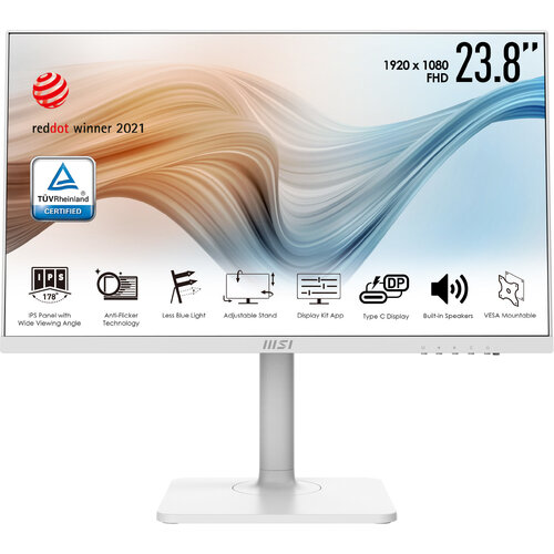 Περισσότερες πληροφορίες για "MSI Modern MD2412PW (23.8"/Full HD)"