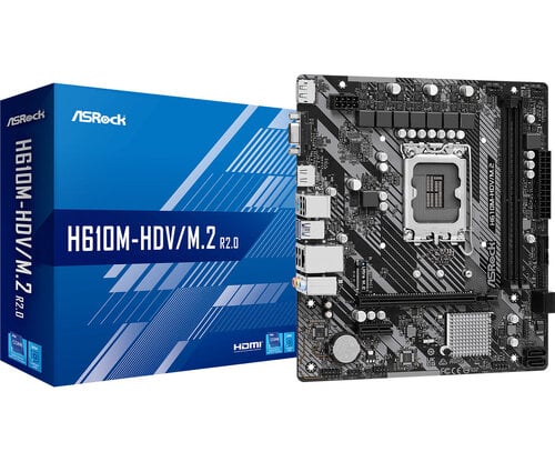 Περισσότερες πληροφορίες για "Asrock H610M-HDV/M.2 R2.0"