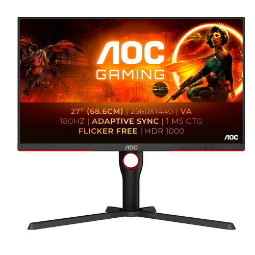 Περισσότερες πληροφορίες για "AOC G3 Q27G3XMN/BK (27")"