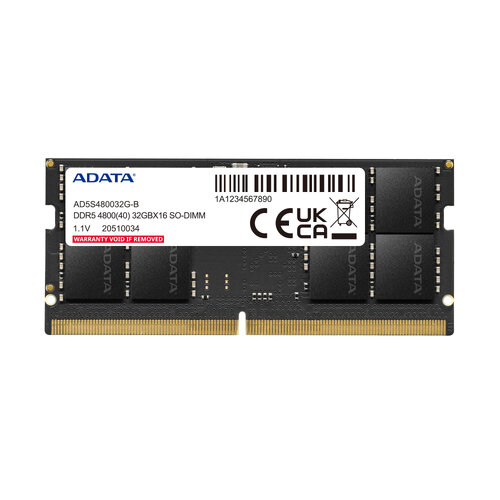Περισσότερες πληροφορίες για "ADATA AD5S480032G-B (32 GB/DDR5/4800MHz)"