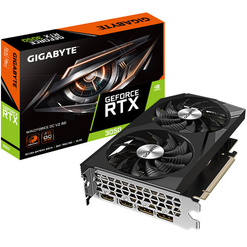 Περισσότερες πληροφορίες για "Gigabyte GeForce RTX 3050 WINDFORCE OC V2 8G"