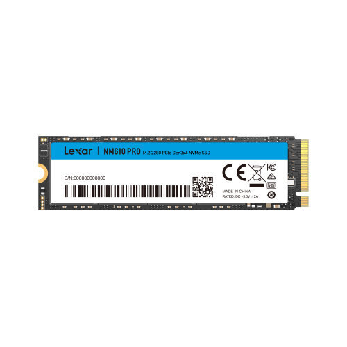 Περισσότερες πληροφορίες για "Lexar NM610PRO (2 TB GB/PCI Express 3.0)"