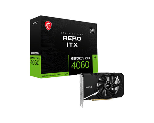Περισσότερες πληροφορίες για "MSI AERO GeForce RTX 4060 ITX 8G OC"
