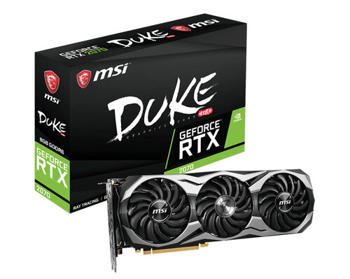 Περισσότερες πληροφορίες για "MSI DUKE RTX 2070 8G OC"