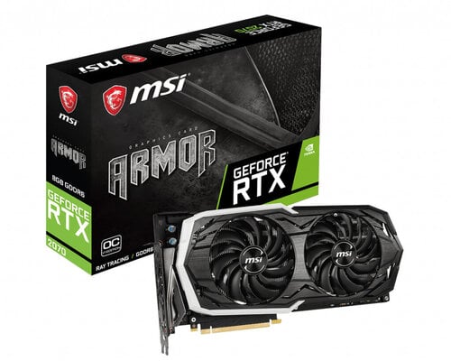 Περισσότερες πληροφορίες για "MSI ARMOR RTX 2070 8G OCV1"