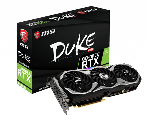 Περισσότερες πληροφορίες για "MSI DUKE RTX 2080 Ti 11G"