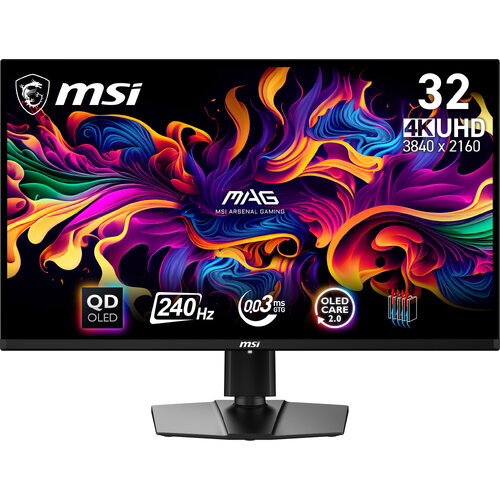 Περισσότερες πληροφορίες για "MSI MAG 321UPX QD-OLED (31.5"/4K Ultra HD)"
