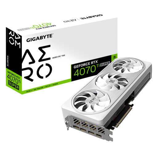 Περισσότερες πληροφορίες για "Gigabyte AERO GeForce RTX 4070 Ti SUPER OC 16G"