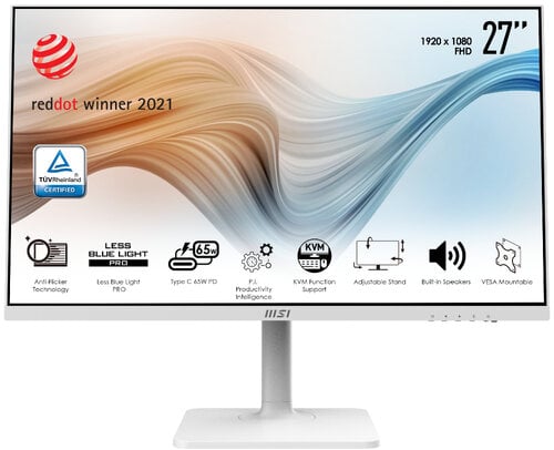 Περισσότερες πληροφορίες για "MSI Modern MD272PWDE (27"/Full HD)"