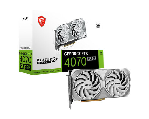 Περισσότερες πληροφορίες για "MSI GeForce RTX 4070 SUPER 12G VENTUS 2X WHITE OC"