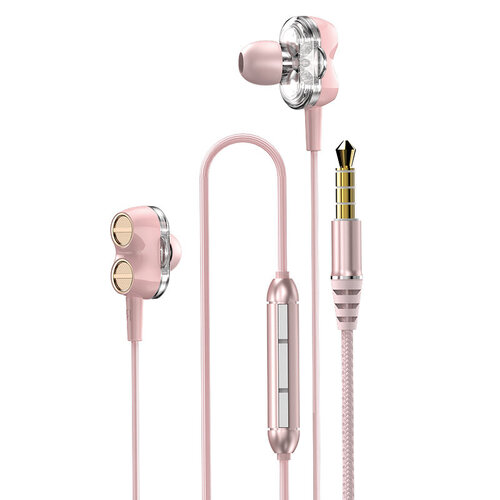 Περισσότερες πληροφορίες για "DUDAO X15 in-ear headphones Pink (Ροζ)"