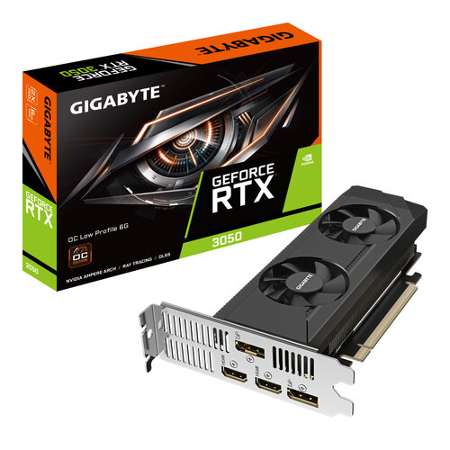 Περισσότερες πληροφορίες για "Gigabyte GeForce RTX 3050 OC Low Profile 6G"