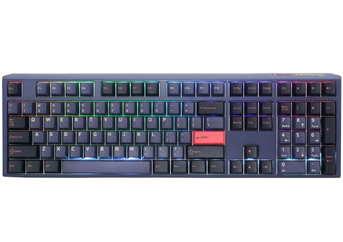 Περισσότερες πληροφορίες για "Ducky One 3 Cosmic Blue Gaming Tastatur RGB LED - MX-Ergo-Clear US (USB/RGB LED)"