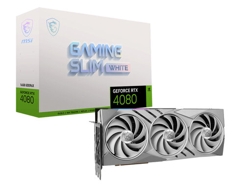 Περισσότερες πληροφορίες για "MSI GAMING GeForce RTX 4080 16GB SLIM WHITE"