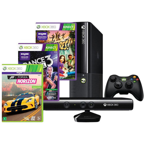 Περισσότερες πληροφορίες για "Microsoft Xbox 360 250GB + Kinect Adventures Dance Central 3 Forza Horizon"