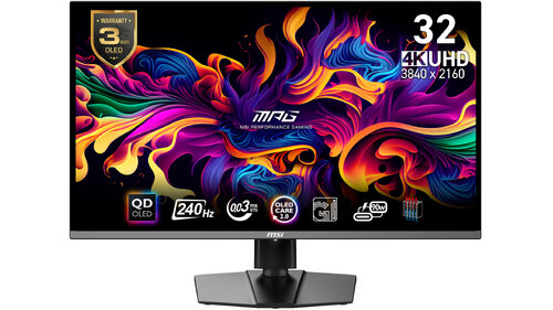 Περισσότερες πληροφορίες για "MSI MPG 321URXDE QD-OLED (31.5"/4K Ultra HD)"