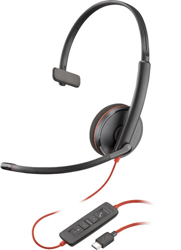 Περισσότερες πληροφορίες για "POLY Μονοφωνικά Ακουστικά Blackwire 3210 USB-C (Μαύρο/Ενσύρματα)"