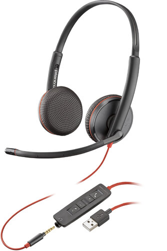 Περισσότερες πληροφορίες για "POLY Στερεοφωνικά ακουστικά Blackwire 3225 USB-Α (Μαύρο/Ενσύρματα)"