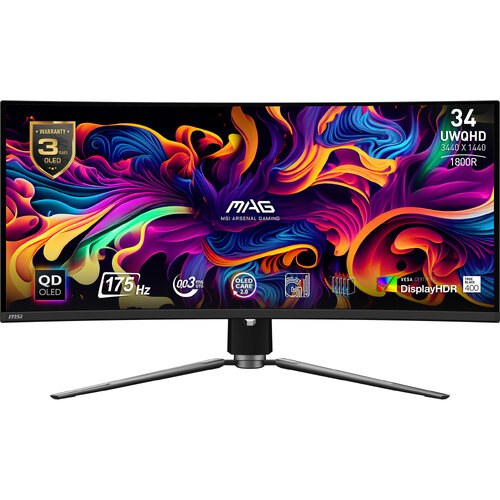 Περισσότερες πληροφορίες για "MSI MAG 341CQPDE QD-OLED (34"/UltraWide Quad HD)"