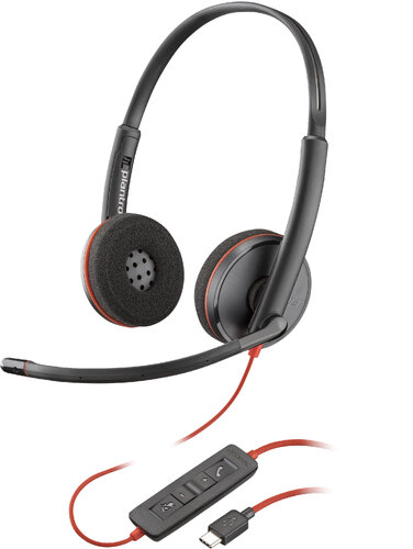 Περισσότερες πληροφορίες για "POLY Ακουστικά Blackwire C3220 USB-C + θήκη μεταφοράς (χύδην) (Μαύρο/Ενσύρματα)"