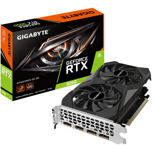 Περισσότερες πληροφορίες για "GIGABYTE GeForce RTX 3050 WINDFORCE OC 6G"