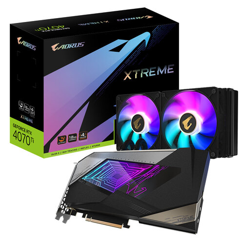 Περισσότερες πληροφορίες για "GIGABYTE AORUS GeForce RTX 4070 Ti 12GB XTREME WATERFORCE"