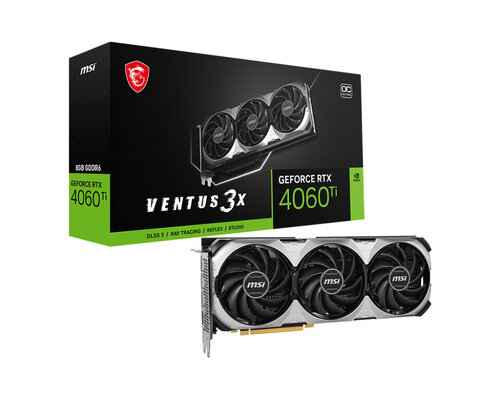 Περισσότερες πληροφορίες για "MSI VENTUS GeForce RTX 4060 Ti 3X E 8G OC"