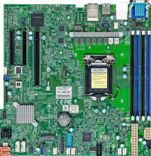 Περισσότερες πληροφορίες για "Supermicro X12STH-F"