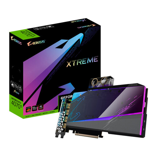 Περισσότερες πληροφορίες για "GIGABYTE GeForce RTX 4070 Ti 12GB XTREME WATERFORCE WB"