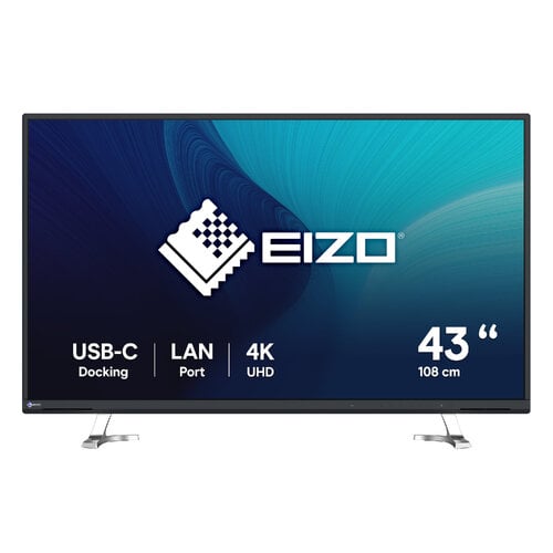 Περισσότερες πληροφορίες για "EIZO FlexScan EV4340X-BK (42.5"/4K Ultra HD)"