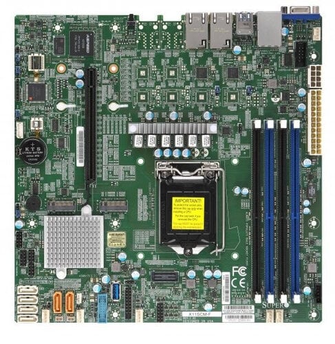 Περισσότερες πληροφορίες για "Supermicro MBD-X11SCM-F-O"