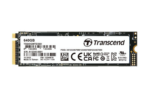 Περισσότερες πληροφορίες για "Transcend MTE560I (80 GB/PCI Express 4.0)"