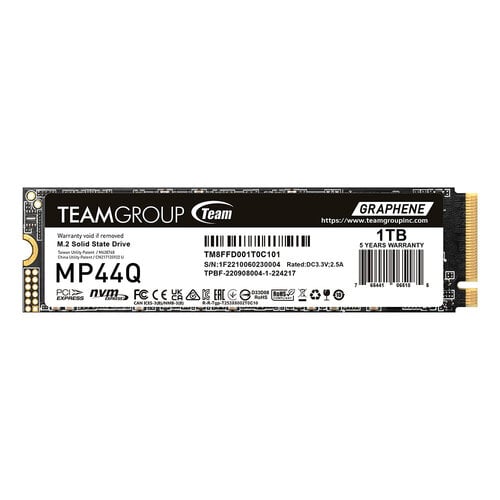 Περισσότερες πληροφορίες για "Team Group MP44Q (4 TB GB/PCI Express 4.0)"