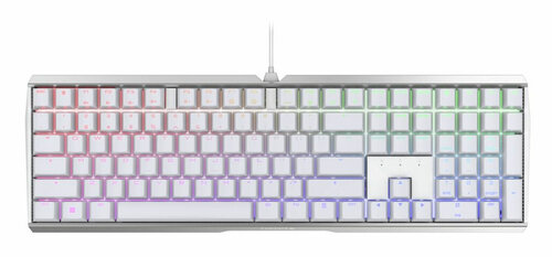 Περισσότερες πληροφορίες για "CHERRY MX Board 3.0S (Άσπρο/USB/RGB LED)"