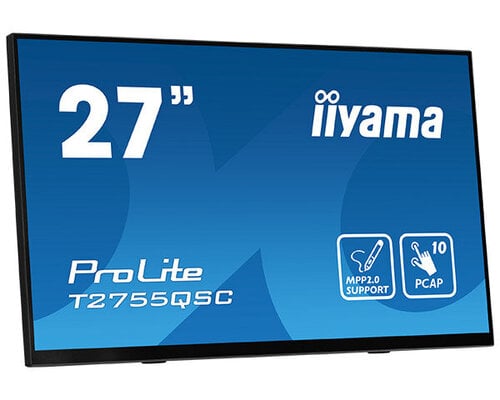 Περισσότερες πληροφορίες για "iiyama ProLite T2755QSC-B1 (27"/Full HD)"