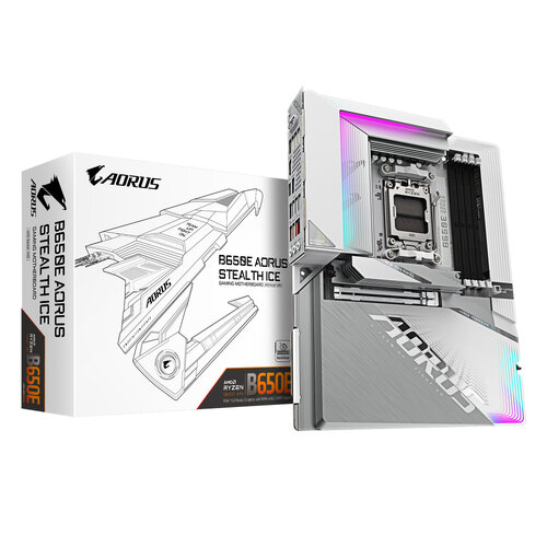 Περισσότερες πληροφορίες για "GIGABYTE B650E AORUS STEALTH ICE"