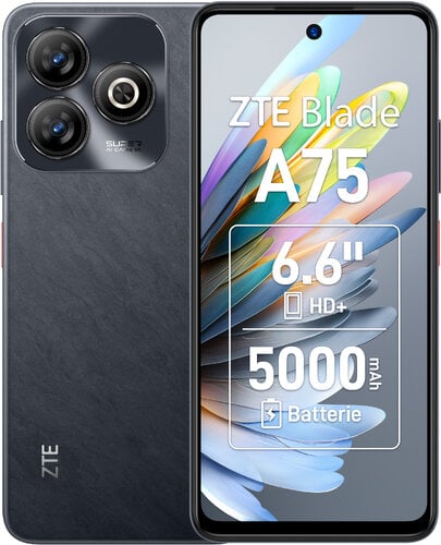 Περισσότερες πληροφορίες για "ZTE Blade A75 (Μαύρο/128 GB)"