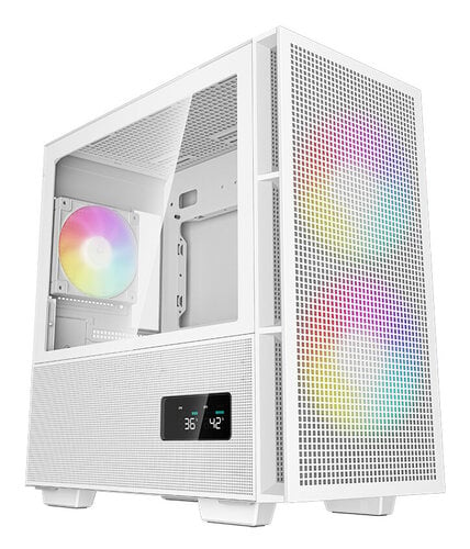 Περισσότερες πληροφορίες για "DeepCool R-CH360-WHAPE3D-G-1 (Micro Tower/Άσπρο)"