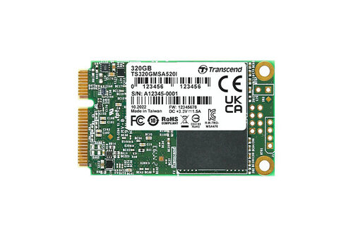 Περισσότερες πληροφορίες για "Transcend MSA520I (40 GB/SATA III)"