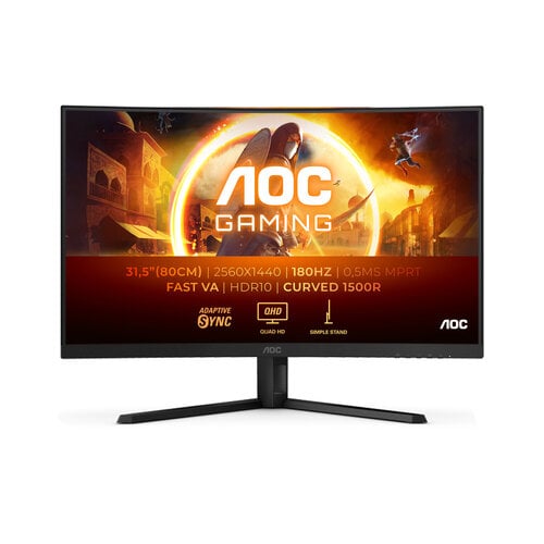 Περισσότερες πληροφορίες για "AOC G4 CQ32G4VE (32"/Quad HD)"