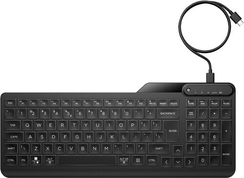 Περισσότερες πληροφορίες για "HP 405 Multi-Device Backlit Wired Keyboard (Μαύρο/USB)"