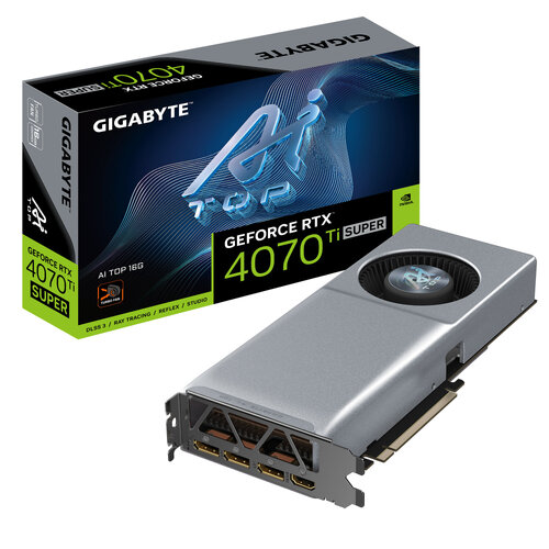 Περισσότερες πληροφορίες για "GIGABYTE GeForce RTX 4070 Ti SUPER AI TOP 16G"