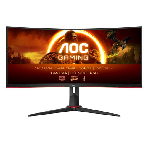 Περισσότερες πληροφορίες για "AOC G2 CU34G2XPD/BK (34"/Wide Quad HD)"