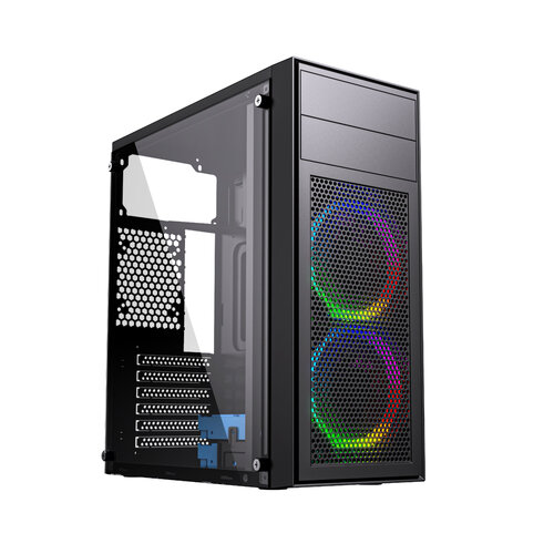 Περισσότερες πληροφορίες για "Gembird CCC-FC-M100RGB (Midi Tower/Μαύρο)"