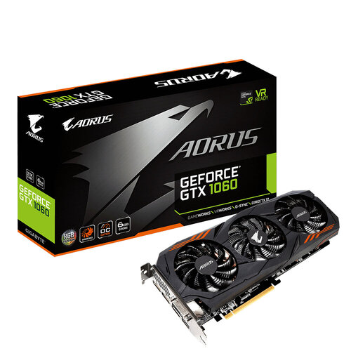 Περισσότερες πληροφορίες για "GIGABYTE AORUS GV-N1060AORUS-6GD REV 2.0"