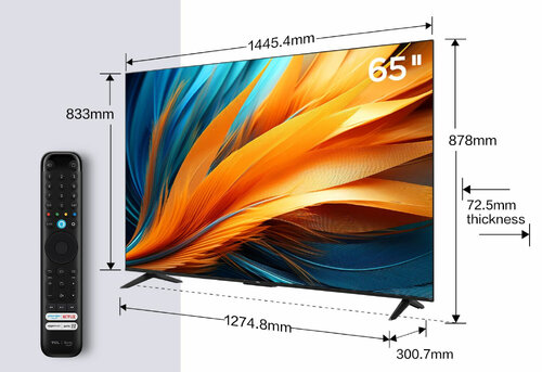 Περισσότερες πληροφορίες για "TCL 65PF650"