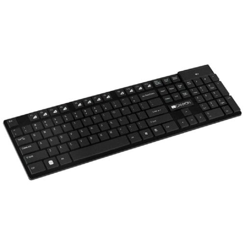 Περισσότερες πληροφορίες για "Canyon Slim Wireless Keyboard (Μαύρο/RF Wireless)"