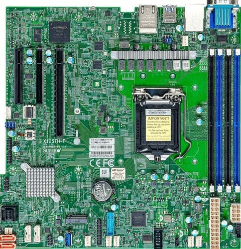 Περισσότερες πληροφορίες για "Supermicro MBD-X12STH-F-B"